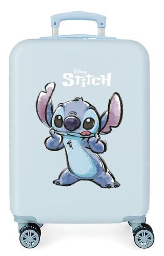 Disney Βαλίτσα Καμπίνας Παιδική Slim 55cm Stitch Make a Face