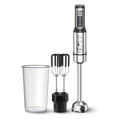 Pyrex Ραβδομπλέντερ με Ανοξείδωτη Ράβδο 1500W Ασημί