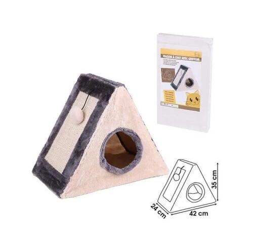 Kats Σπίτάκι Γάτας Ονυχοδρόμιο 42x24x35 cm 33352