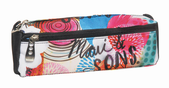 Maui & Sons Κασετίνα βαρελάκι Round Flowers GIM