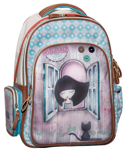 Anekke Σχολική Τσάντα Πλάτης Δημοτικού Seaside GIM