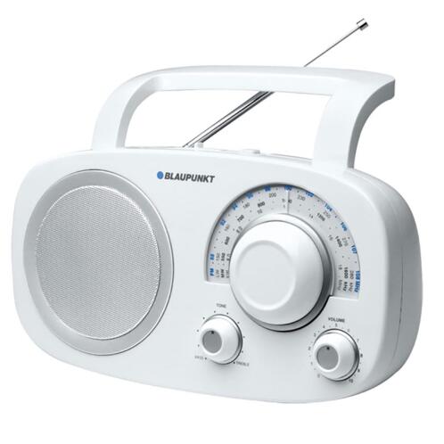 Blaupunkt BSA-8001 Φορητό Αναλογικό Ραδιόφωνο Ρεύματος Μπαταρίας Λευκό