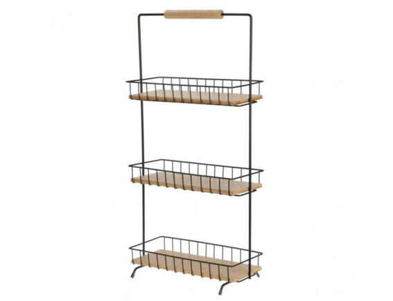 Οργανωτής κουζίνας Excellent Houseware με 3 ράφια και ύψος 58cm