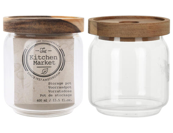 Γυάλινο Δοχείο Τροφίμων EH Kitchen Naturals χωρητικότητας 400ml