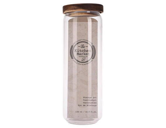 Kitchen Naturals Γυάλινο Δοχείο Τροφίμων EH Kitchen Naturals χωρητικότητας 1300ml