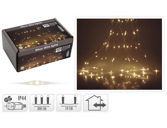 Διακοσμητικός Φωτισμός (AX8702530) με 300 Warm White Micro LED - 8m