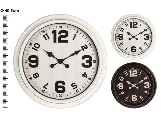 THE NETHERLANDS Ρολόι τοίχου 837000300 Αναλογικό, διαμέτρου 40.5cm, σε 2 επιλογές χρώματος, white, black