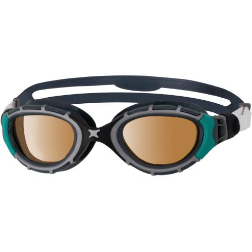 Zoggs Γιαλάκια Κολύμβησης Predator Flex Polarized Ultra σε Μαύρο/Πράσιννο Χρώμα