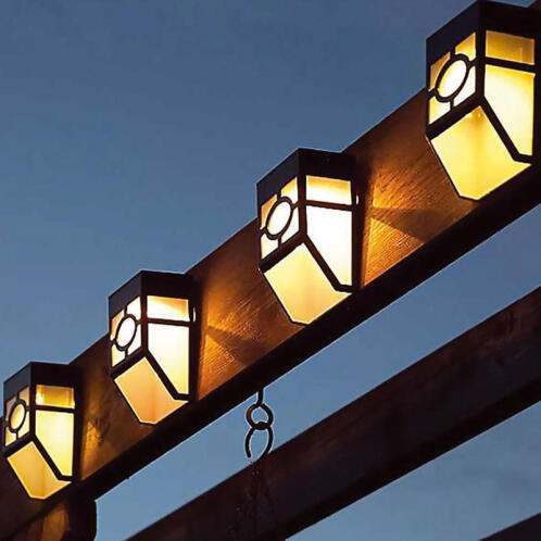 Ηλιακά Φώτα Φράχτη με Λευκό LED Φωτισμό 2 τμχ SPM 36019sl