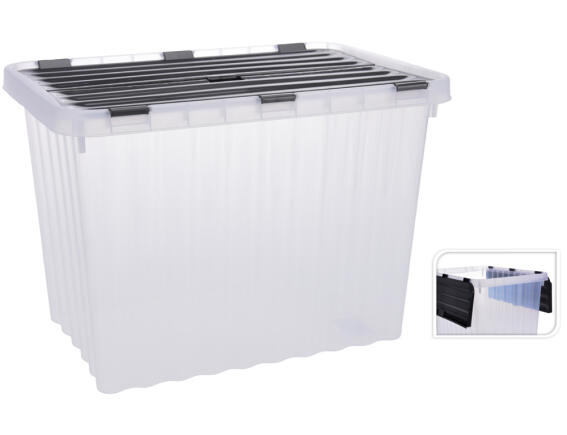 Κουτί αποθήκευσης πλαστικό με καπάκι