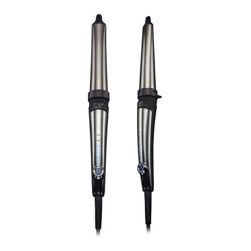 DIVA Επαγγελματικός Ψηφιακός Κώνος Μαλλιών Για Μπούκλες 2.5 - 3 cm με Πλάκα Τιτανίου 210˚C DIVA18