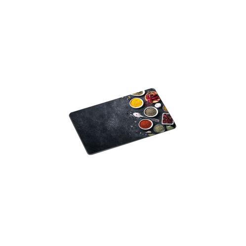 Kesper Eπιφάνεια Kοπής 28,5x19x0,4cm Μαύρη Μπαχαρικά - Γυάλινη