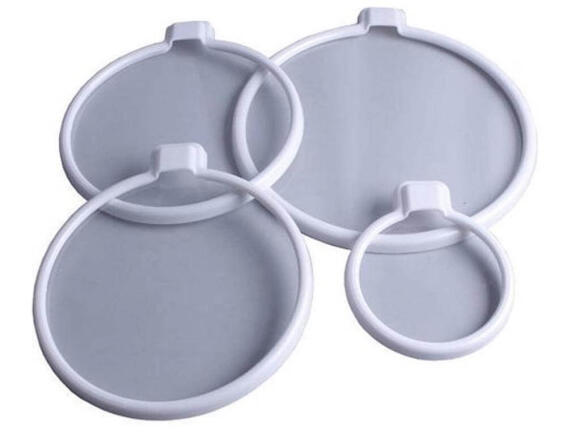 SET 4 καπάκια σιλικόνης 22276986 Διαφανή, Διαμέτρου Ø 12 cm Ø 19,5 cm Ø 19,5 cm Ø 24,5 cm