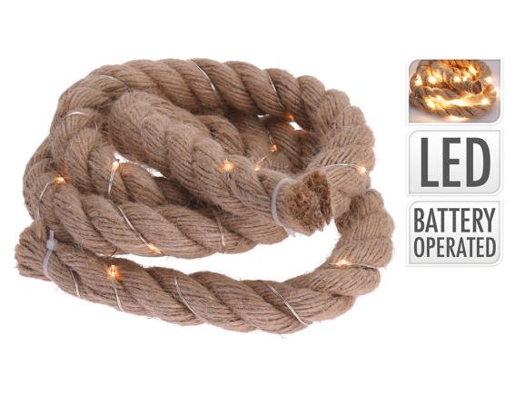 Σχοινί με φωτισμό LED Θερμό λευκό - 120cm