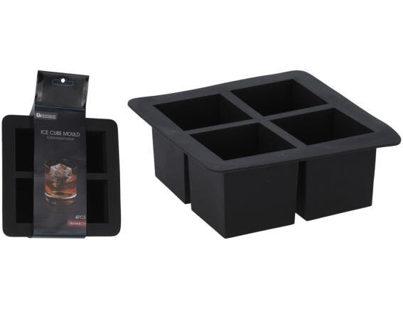 Barware Φόρμα Σιλικόνης Για Παγάκια - 4 θέσεις κύβου