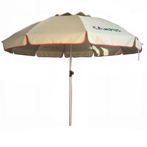 Campus Ομπρέλα Βεράντας - Κήπου - Θαλάσσης 2m Εκρού Αλουμινίου