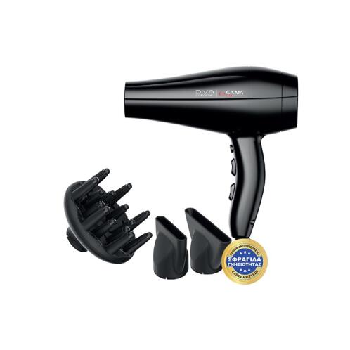 GA.MA Επαγγελματικό Πιστολάκι Μαλλιών με 2 Στόμια & Φυσούνα 2300 W GH3535