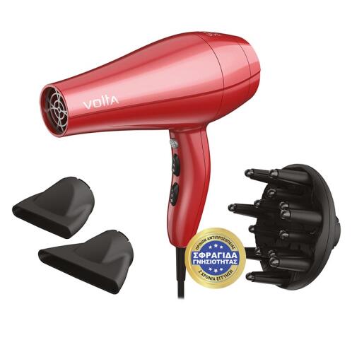 GA.MA Επαγγελματικό Πιστολάκι Μαλλιών με 2 Στόμια & Φυσούνα 2300 W SH2850