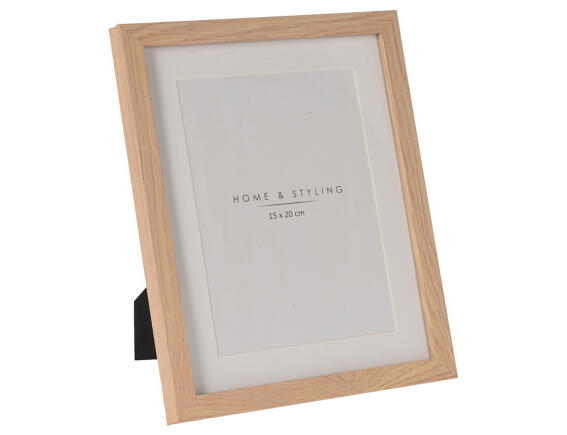 Κορνίζα H&S Collection με πασπαρτού, βάση, διαστάσεις 22x27cm και διαστάσεις φωτογραφίας 15x20cm