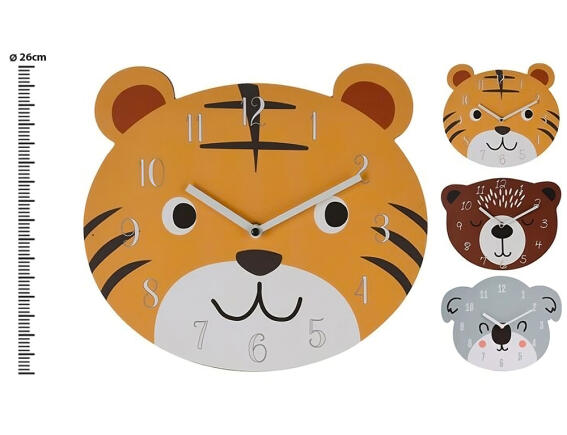 Ρολόι τοίχου Y36400630 Αναλογικό, διαμέτρου 26cm, σε 3 επιλογές σχεδίου