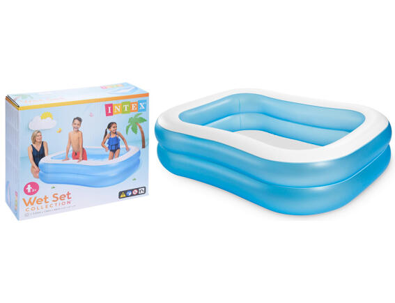 Φουσκωτή πισίνα Swim Center Intex παιδική, χωρητικότητας 540lt, 203x152x48cm