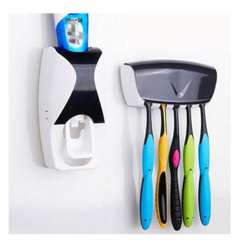 Σετ Αυτόματος Διανομέας Οδοντόκρεμας και Βάση για 5 Οδοντόβουρτσες Teknikproffset 38-25514