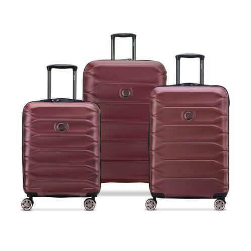 Delsey Σετ βαλίτσες 55-66-76cm expandable Meteor Wine