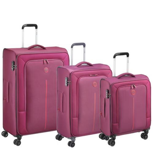 Delsey Βαλίτσες σετ 55-68-78cm Caracas Plum