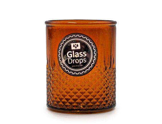 Glass Drops Ποτήρι Diamante (2394DB48) Από ανακυκλωμένο γυαλί, Χωρητικότητας 400ml, Διαστάσεων Ø 8.7 x Υ 10.5 cm, Topaz