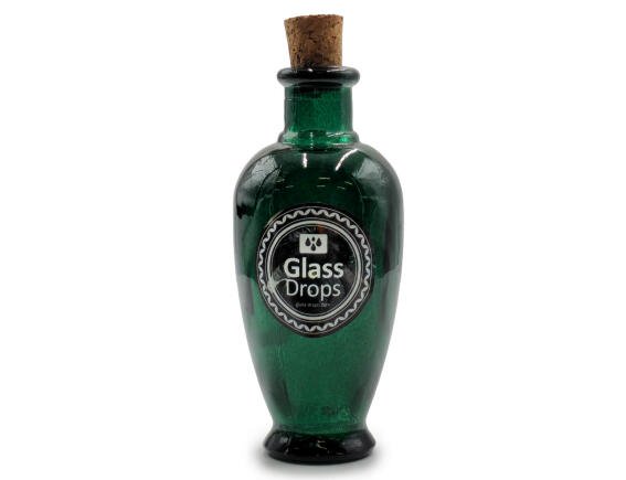 Διακοσμητικό Μπουκάλι με πώμα Glass Drops Castilla (5621DB734) Aπό 100% ανακυκλωμένο γυαλί, Xωρητικότητας 250ml, Διαστάσεων Ø 7 x Υ 15 cm, Albahaca