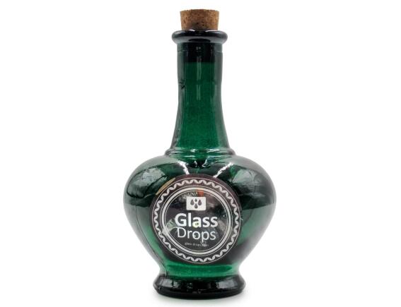 Διακοσμητικό Μπουκάλι με πώμα Glass Drops Navarra (5622DB734) Aπό 100% ανακυκλωμένο γυαλί, Xωρητικότητας 250ml, Διαστάσεων Ø 9 x Υ 15 cm, Albahaca