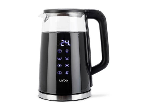 Livoo Ψηφιακός Βραστήρας DOD198 με χωρητικότητα 1.7L και ισχύ 1850W - Black
