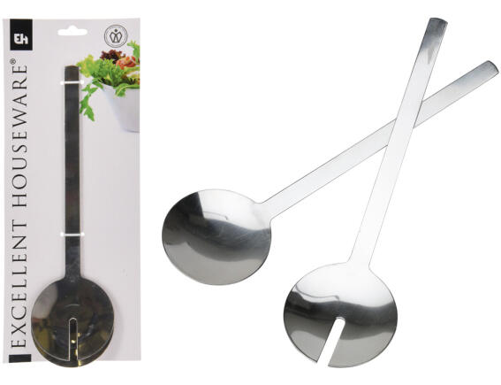 Σετ κουτάλες Excellent Houseware Από Ανοξείδωτο Ατσάλι - 2 τεμάχια