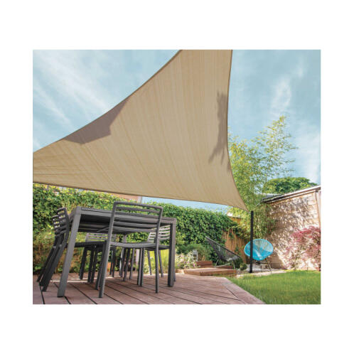 Τριγωνικό Σκίαστρο 5 x 5 m Χρώματος Μπεζ SPM 40020199