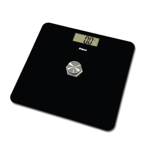 Primo Ζυγαριά Σώματος Γιάλινη Kinetic PRBS-40467 Μαύρο