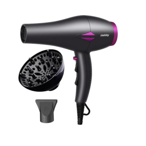 HOBBY ΣΕΣΟΥΑΡ HHD-40475 ΗΟΒΒΥ 1800W DC MOTOR ΜΕ ΚΡΥΟ ΑΕΡΑ ΑΝΘΡΑΚΙ/ΜΩΒ