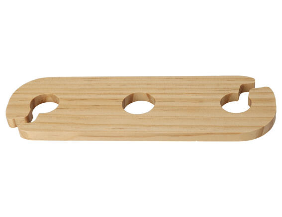 Βάση για ποτήρια και μπουκάλια Εxcellent Houseware Ξύλο Μπαμπού, 32.5x24x31.5cm - Kαφέ