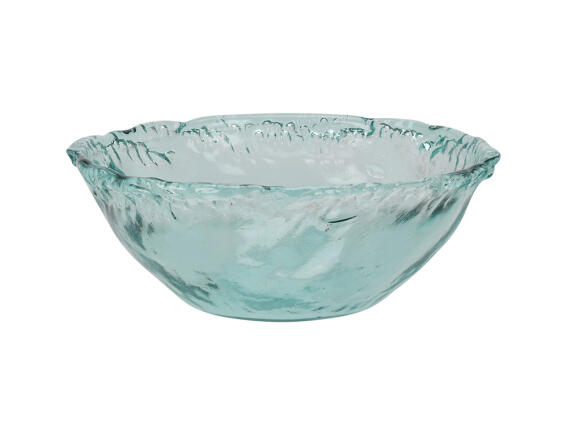 Μπωλ από ανακυκλωμένο γυαλί, 28x10.5cm, διάφανο