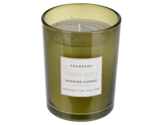 THE NETHERLANDS Αρωματικό κερί σε γυάλινο δοχείο 10x12.5cm, Amber Moss
