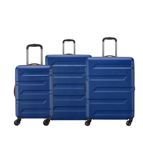Securitech by Delsey Σετ βαλίτσες 55-69-81cm expandable Slash Navy Blue