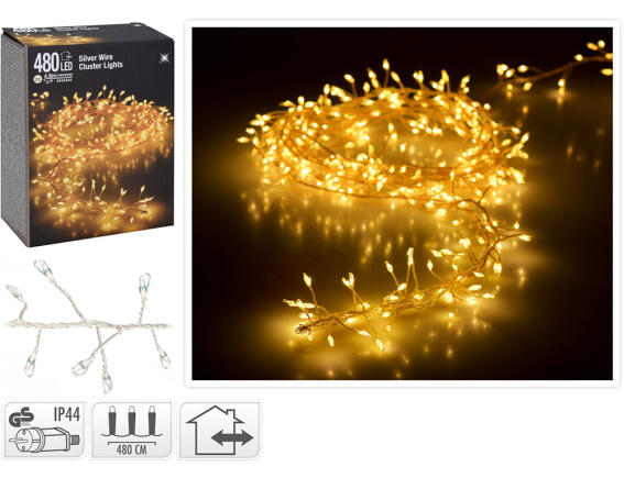 Deco 480 Φωτάκια Micro LED Θερμό Λευκό 4.8 Μέτρα