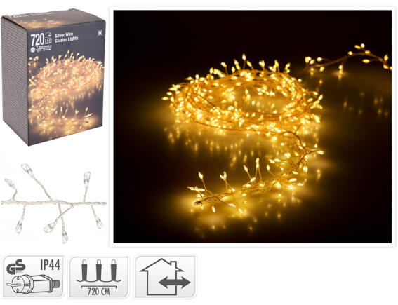 Greentech Deco 720 Φωτάκια MicroLED Θερμό Λευκό 7.2 Μέτρα