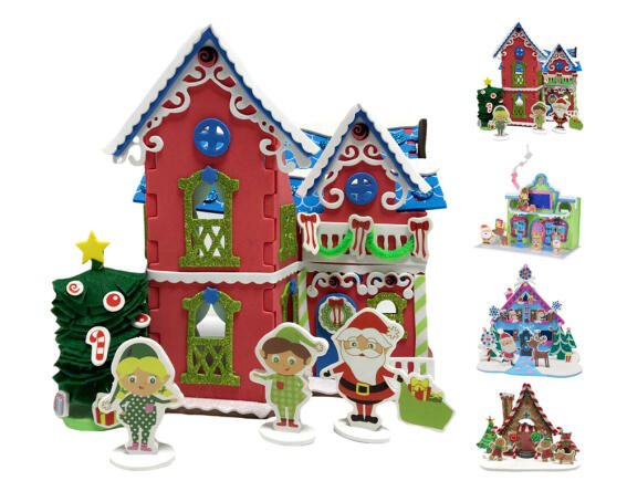 Χριστουγεννιάτικο σετ χειροτεχνίας σε 4 επιλογές σχεδίου