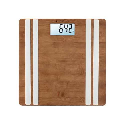 Medisana Ζυγαριά bamboo με λιπομέτρηση connect - BS-552