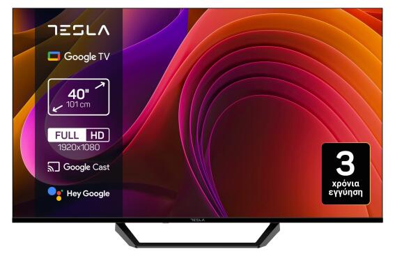 Tesla LED TV 40" 40E655BFS FHD Google TV