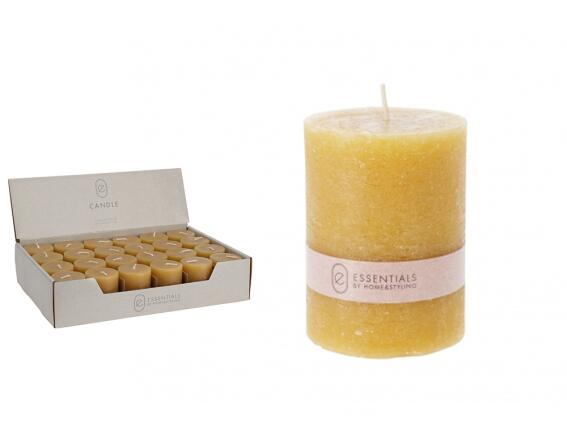 Κερί Kορμός Essentials by Home and Styling 420007580 Semi Transparant 4 x 5cm