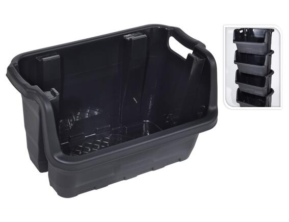 Καλάθι αποθήκευσης Excellent Houseware στοιβαζόμενο με χωρητικότητα 35L