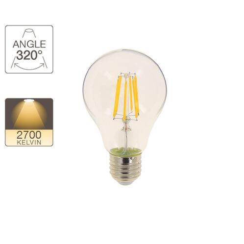 XANLITE ΛΑΜΠΤΗΡΑΣ LED FILAMENT A60 7,8W 2700Κ 1055LM