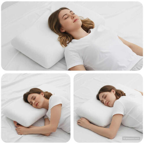 vidaXL Μαξιλάρι Ύπνου Polyester 60 x 40 x 13 εκ 42020227