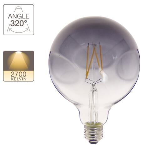 XANLITE ΛΑΜΠΤΗΡΑΣ LED DECO G125 ΦΙΜΕ ΑΚΑΝΟΝΙΣΤΟ E27 6W (48W) ΖΕΣΤΟ ΛΕΥΚΟ ΦΩΣ 2700K 600LM
